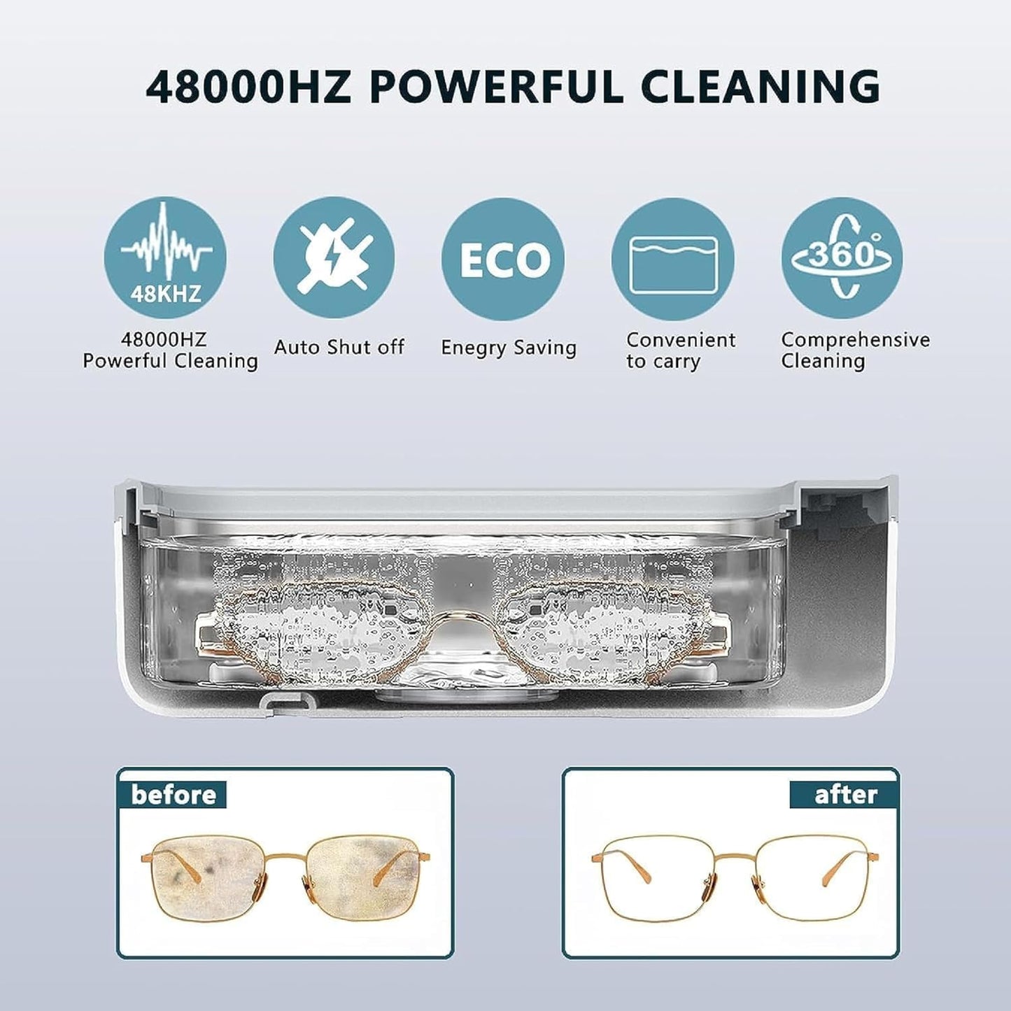 Ultrasonic Jewelry Cleaner â Sparkling Clean Jewelry in Minutes with Advanced Sonic Technology